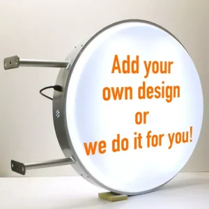 Round Glow Sign Board