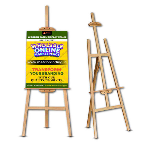 Wooden Easel Display Stand